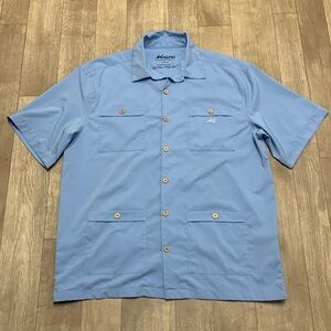 Mens Mojo Sportswear Fishing‎ Performance Button Down Short Sleeve Shirt